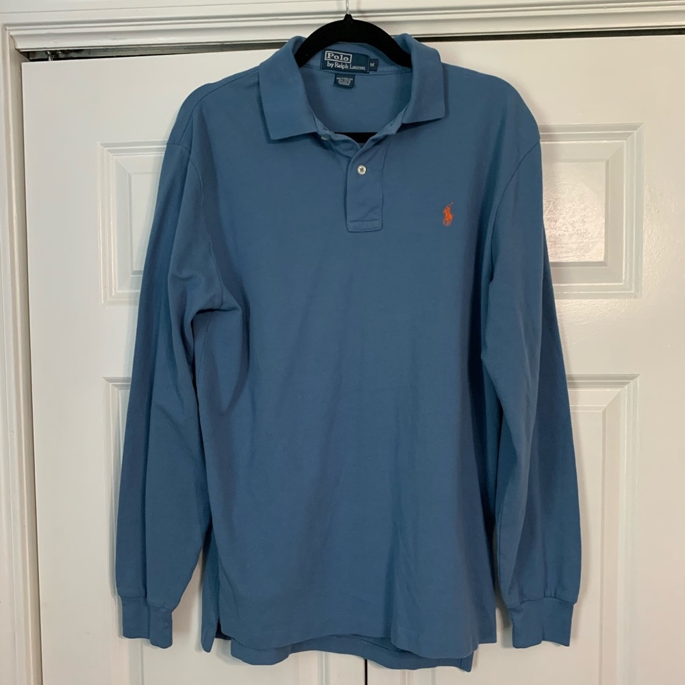 MEN - POLO Ralph Lauren Blue Long Sleeve Shirt